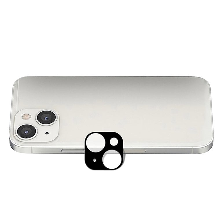 MOCOLO Silk Print Full Coverage Tempered Glass Camera Lens Film for iPhone 13 mini 5.4 inch - Black