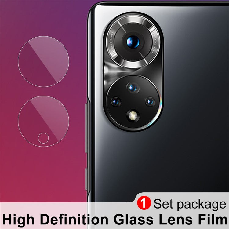 IMAK for Honor 50 / 50 Pro 5G Rear Back Camera Lens Protector High Definition Scratch-Resistant Lens Film