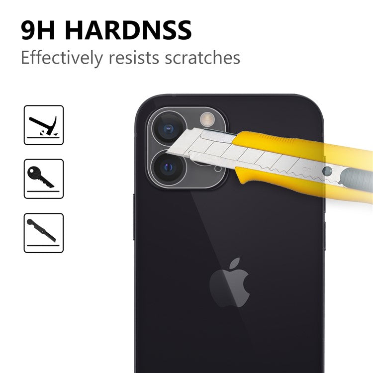 Ultra Clear Fingerprint-Proof Tempered Glass HD Camera Lens Films for iPhone 13 Pro Max 6.7 inch