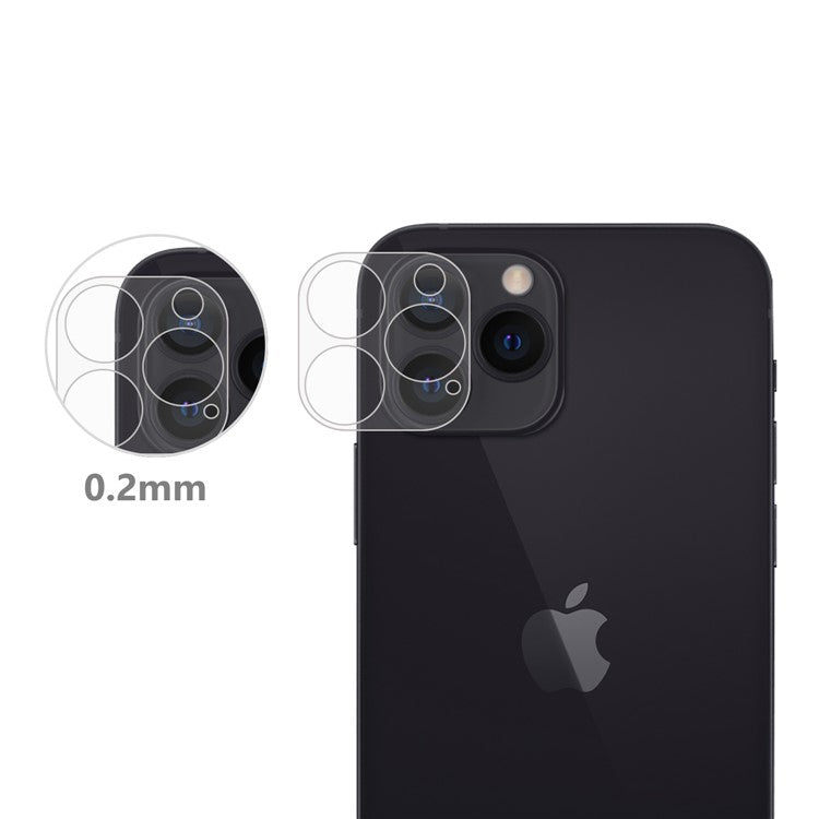 Ultra Clear Fingerprint-Proof Tempered Glass HD Camera Lens Films for iPhone 13 Pro Max 6.7 inch