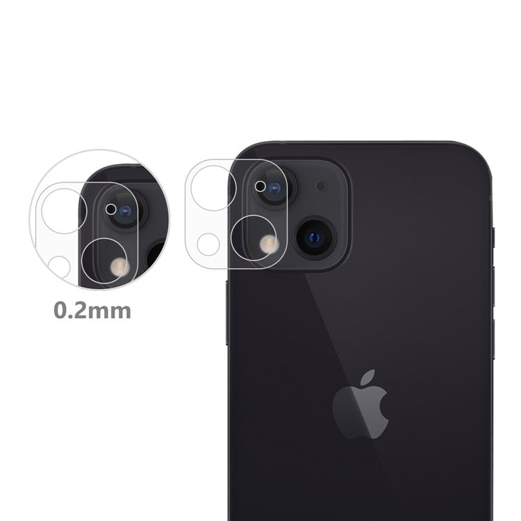 Ultra Clear HD Tempered Glass Shatter-Proof Camera Lens Protector Films for iPhone 13 6.1 inch