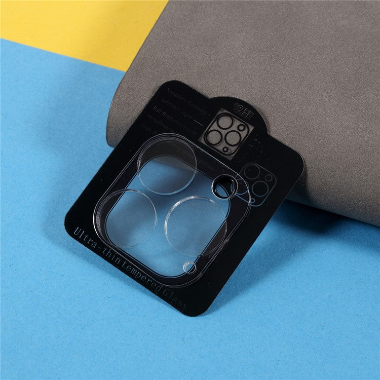 For iPhone 13 Pro / 13 Pro Max 6.7 inch Case Friendly Camera Lens Protector 9H Hardness HD Clear Tempered Glass Lens Film