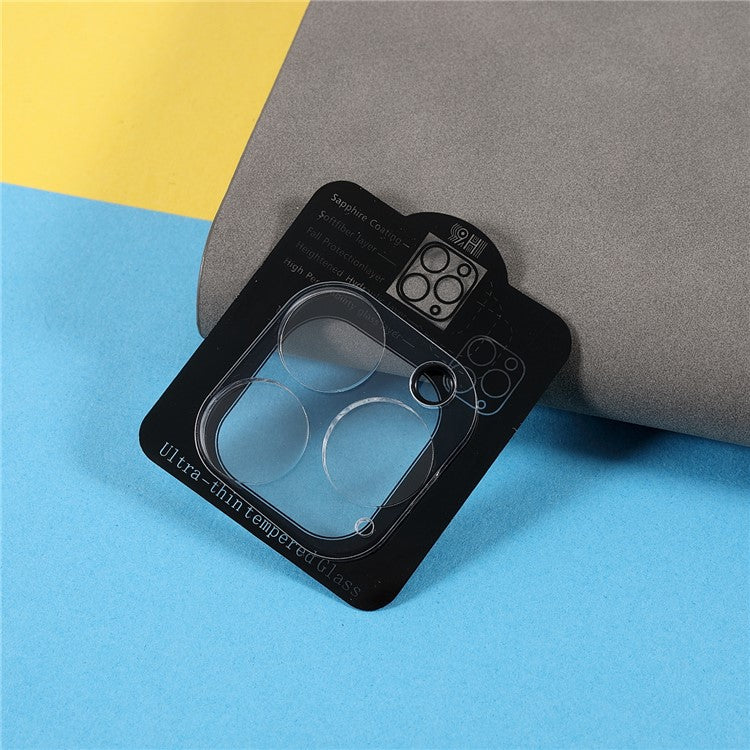 For iPhone 13 Pro / 13 Pro Max Ultra-Thin Scratch-Resistant Easy Installation Tempered Glass Camera Lens Protector