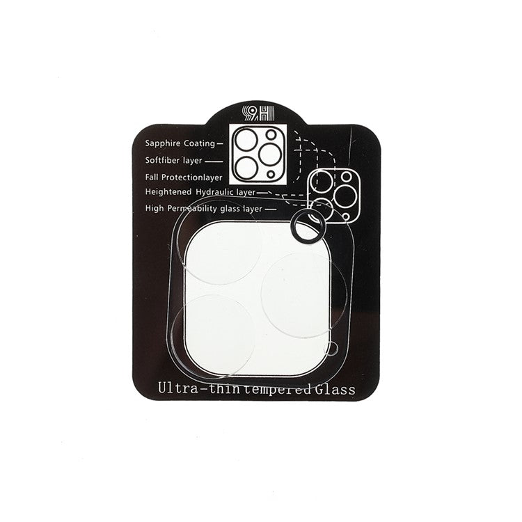 RURIHAI 3D Transparent Tempered Glass Anti Scratch Back Camera Lens Film for iPhone 13 Pro Max 6.7 inch