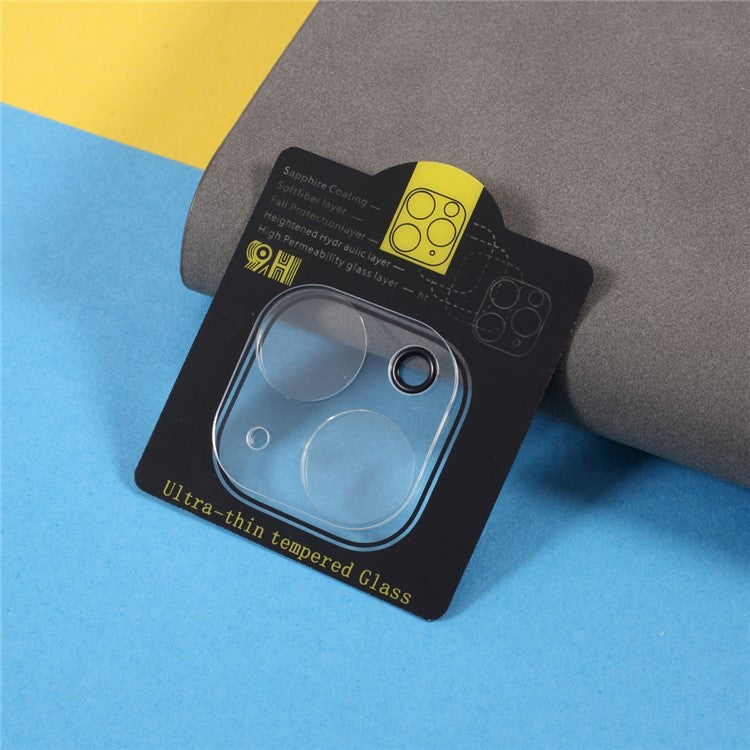 2pcs Full Covering Anti-Scratch Tempered Glass Camera Lens Film Protector for iPhone 13 6.1 inch