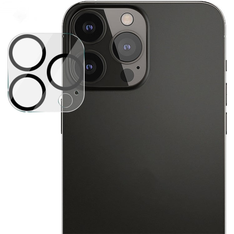 IMAK Tempered Glass Camera Lens Protective Film + Acrylic Lens Cap for iPhone 13 Pro / 13 Pro Max