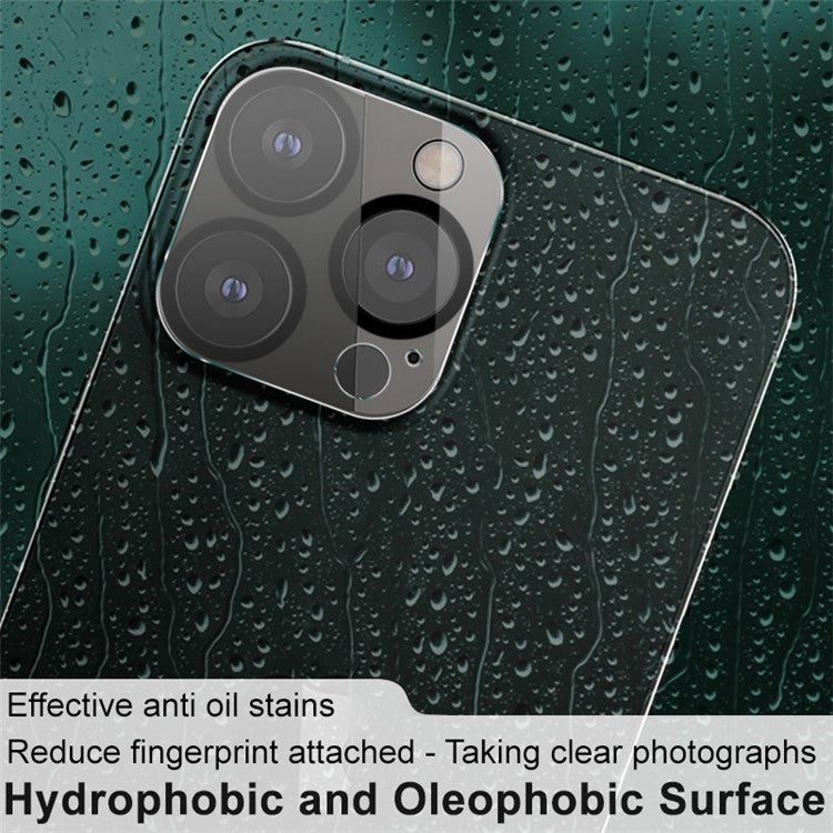 IMAK Tempered Glass Camera Lens Protective Film + Acrylic Lens Cap for iPhone 13 Pro / 13 Pro Max