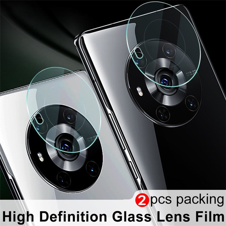 IMAK 2Pcs/Pack Scratches-Resistant Tempered Glass Camera Lens Protector for Honor Magic3