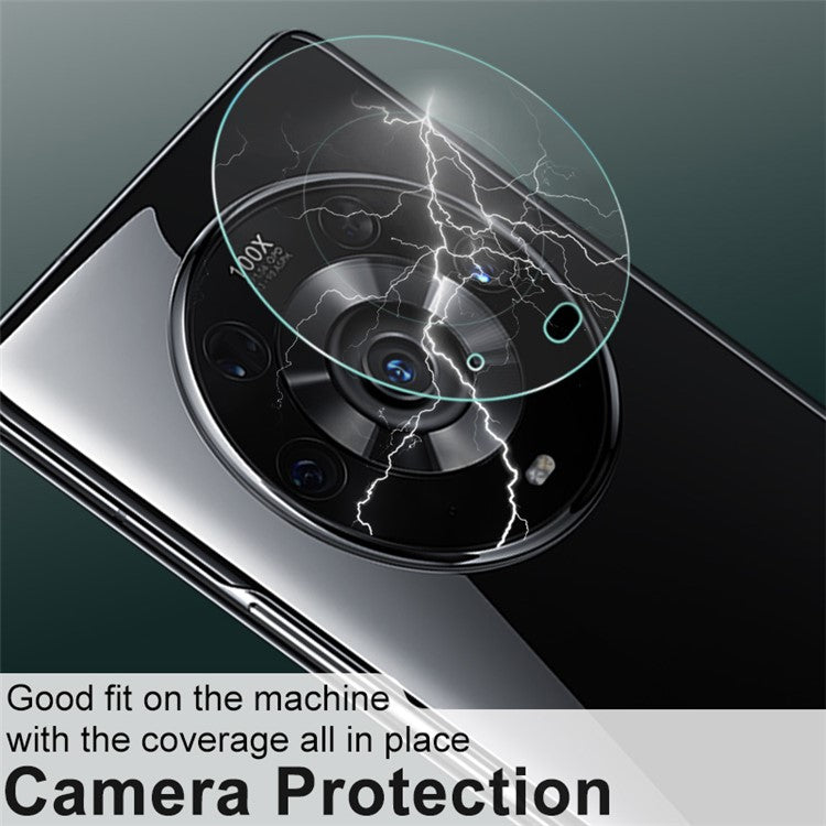 IMAK 2Pcs/Pack Ultra-Thin HD Clear Tempered Glass Camera Lens Protector Film for Honor Magic3 Pro