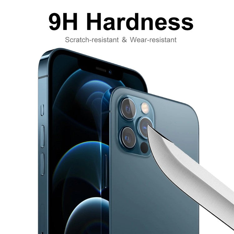 ENKAY HAT PRINCE 2 Group/Set Ultra-Thin HD 0.2mm Clear Scratch-Resistant Tempered Glass Camera Lens Back Film (3Pcs/Group) for iPhone 13 Pro / 13 Pro Max