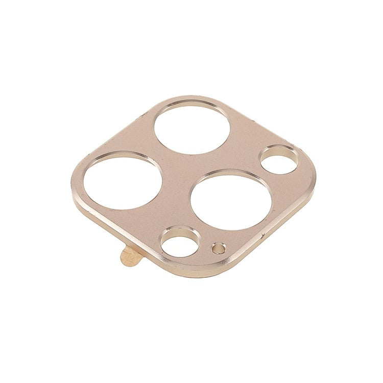 2Pcs/Set Aluminum Alloy Precise Cutout Anti-scratch Camera Lens Protectors for iPhone 13 Pro 6.1 inch/13 Pro Max 6.7 inch - Gold