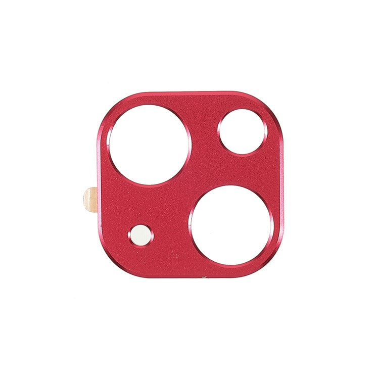 2Pcs/Set Aluminum Alloy Wear-resistant Precise Cutout Durable Camera Lens Protectors for iPhone 13 6.1 inch/13 mini 5.4 inch - Red