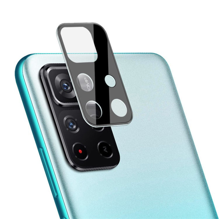 IMAK HD Anti-Scratch Tempered Glass Lens Film + Acrylic Lens Cap (Black Version) for Xiaomi Redmi Note 11 5G (China) (MediaTek)/Note 11T 5G/Note 11S 5G