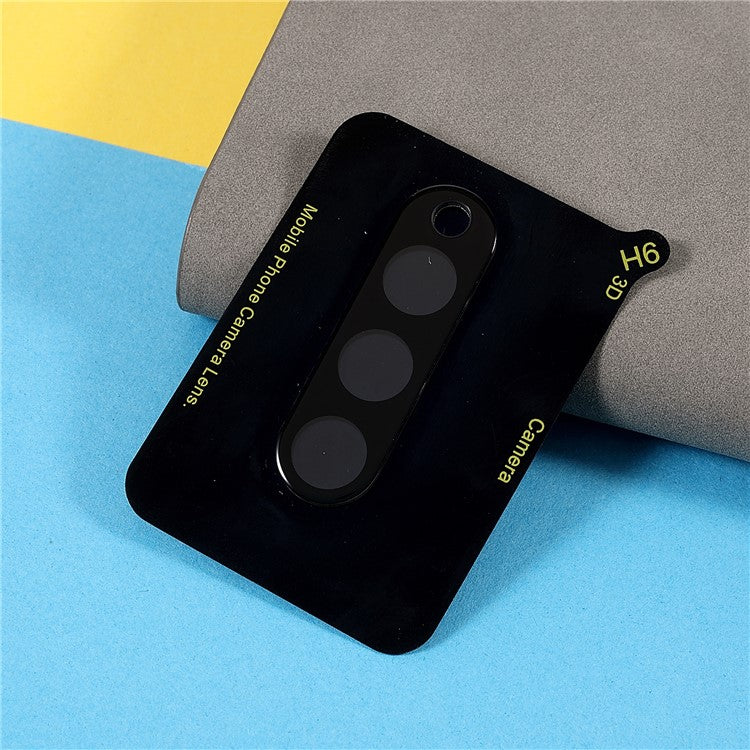 Tempered Glass Camera Lens Film 9H Hardness Silk Print Ultra Clear Full Coverage for Samsung Galaxy Z Fold3 5G