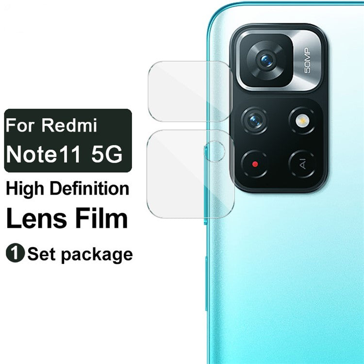 IMAK HD Clear Strong Hardness Tempered Glass Camera Lens Protector Film Set for Xiaomi Redmi Note 11 5G (China) (MediaTek)/Redmi Note 11T 5G/Redmi Note 11S 5G