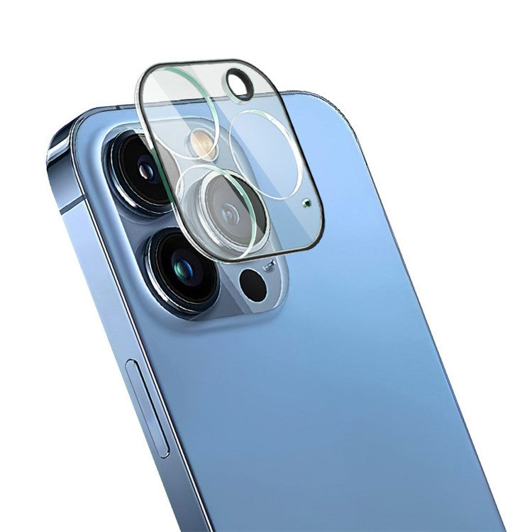 IMAK B Series Full Cover HD Clear Tempered Glass Camera Lens Film + Lens Cap for iPhone 13 Pro 6.1 inch/13 Pro Max 6.7 inch