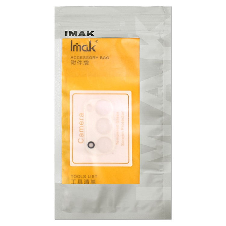 IMAK For Realme GT2 Pro Ultra Clear Anti-scratch Tempered Glass Camera Lens Film + Acrylic Lens Cap