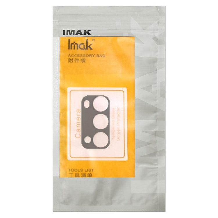 IMAK For Realme 9i Ultra Clear Tempered Glass Lens Film + Acrylic Lens Cap (Black Version)