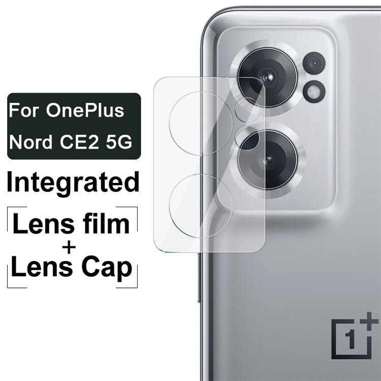 IMAK for OnePlus Nord CE 2 5G High Definition Tempered Glass Camera Lens Film + Acrylic Lens Cap