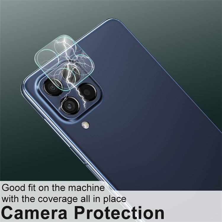 IMAK for Samsung Galaxy M53 5G/M33 5G (Global Version) 2Pcs/Set No Bubble HD Camera Lens Protector Tempered Glass Film