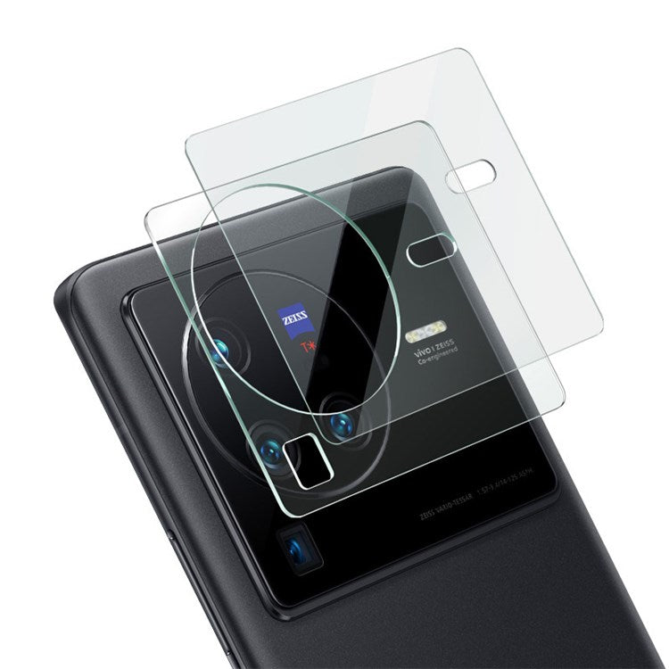 IMAK for vivo X80 Pro 5G Anti-Shatter Transparent Integrated Tempered Glass Protective Film + Acrylic Lens Cap