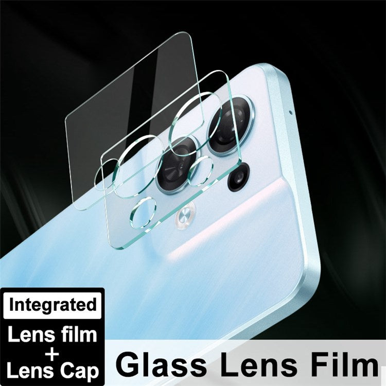 IMAK for Oppo Reno8 5G / Reno8 5G (Global Version) Integrated Camera Lens Protector Scratch-Resistant Tempered Glass Lens Film + Acrylic Lens Cap