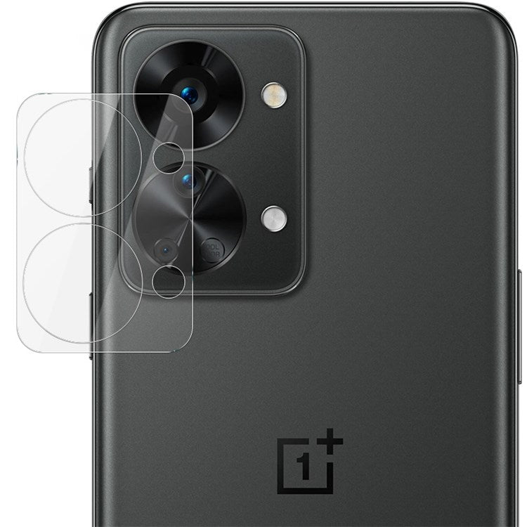 IMAK for OnePlus Nord 2T 5G Clear Camera Lens Protector Integrated Tempered Glass Back Camera Lens Film + Acrylic Lens Cap