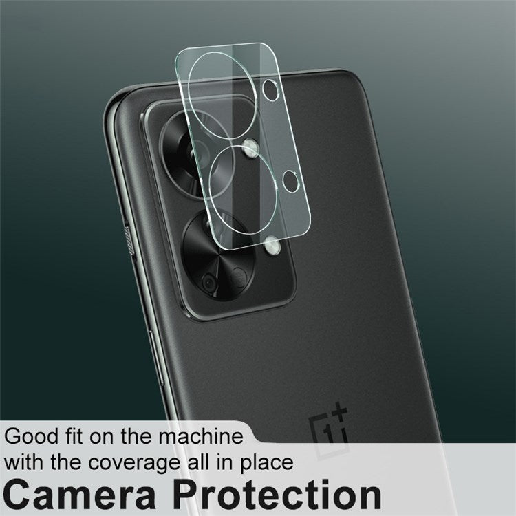 IMAK for OnePlus Nord 2T 5G Clear Camera Lens Protector Integrated Tempered Glass Back Camera Lens Film + Acrylic Lens Cap