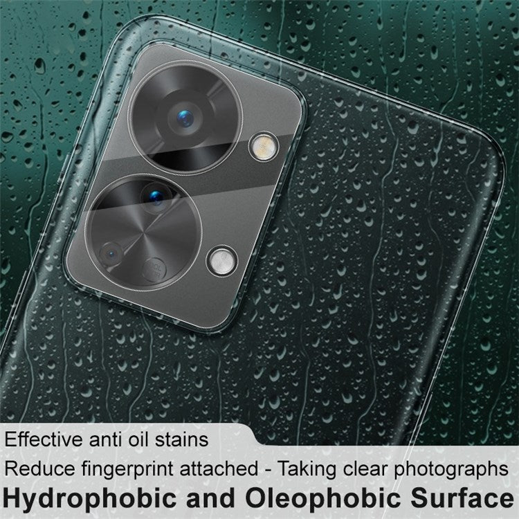 IMAK for OnePlus Nord 2T 5G Clear Camera Lens Protector Integrated Tempered Glass Back Camera Lens Film + Acrylic Lens Cap