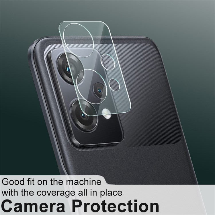 IMAK for OnePlus Nord CE 2 Lite 5G / Oppo K10x 5G Rear Back Camera Lens Protector Clear Integrated Tempered Glass Lens Film + Acrylic Lens Cap