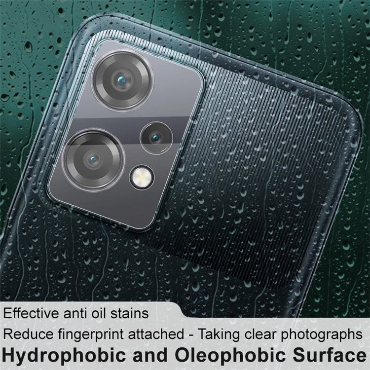 IMAK for OnePlus Nord CE 2 Lite 5G / Oppo K10x 5G Rear Back Camera Lens Protector Clear Integrated Tempered Glass Lens Film + Acrylic Lens Cap