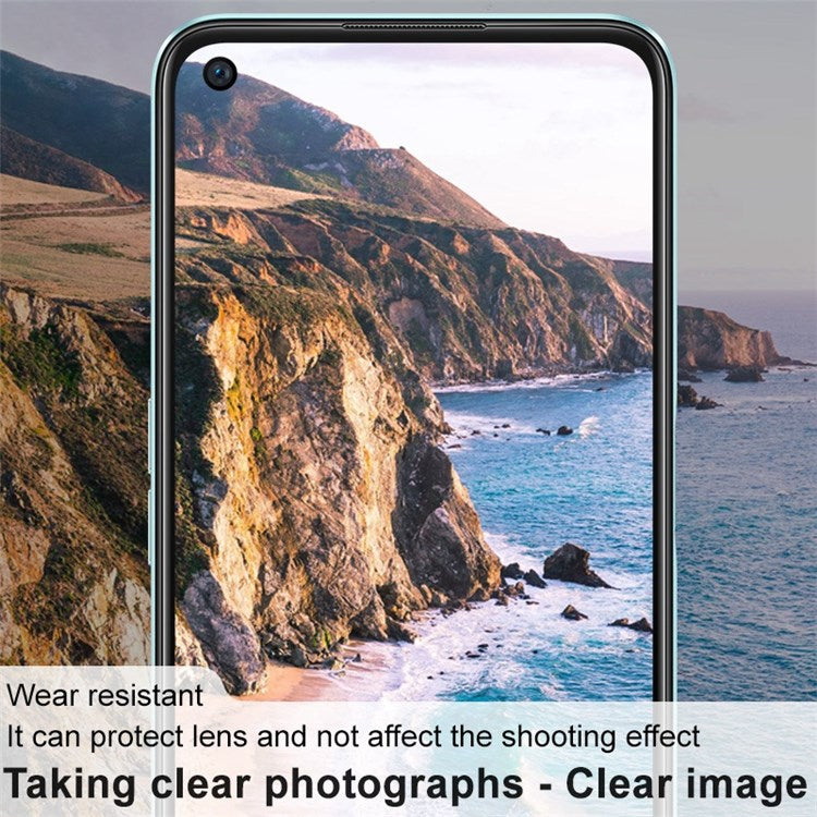 IMAK for OnePlus Nord CE 2 Lite 5G / Oppo K10x 5G Rear Back Camera Lens Protector Clear Integrated Tempered Glass Lens Film + Acrylic Lens Cap
