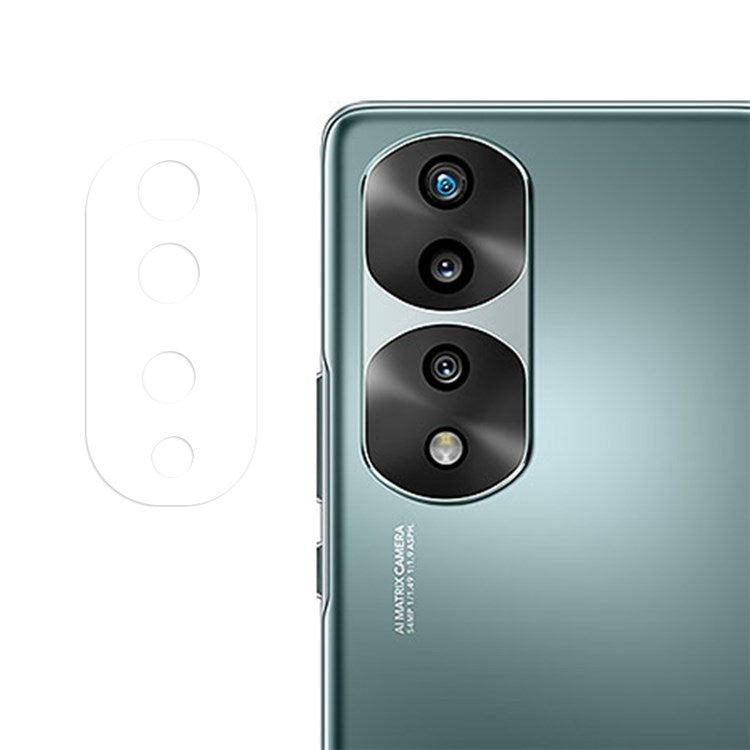 For Honor 70 Pro+ 5G HD Transparent Camera Lens Protector Anti-shock Tempered Glass Phone Lens Film