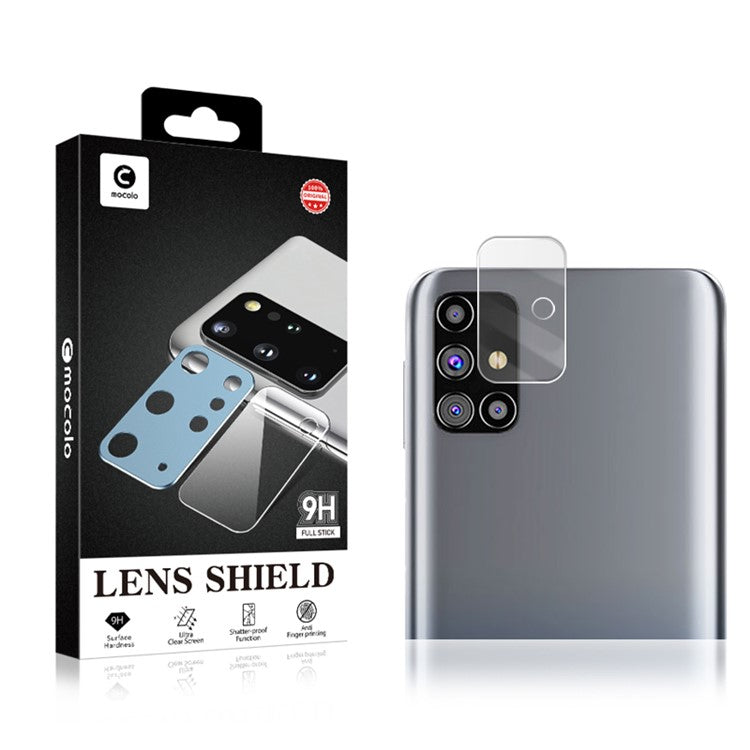 MOCOLO Lens Film for Samsung Galaxy M31s , 9H Anti-explosion Tempered Glass HD Back Camera Lens Protector - Transparent