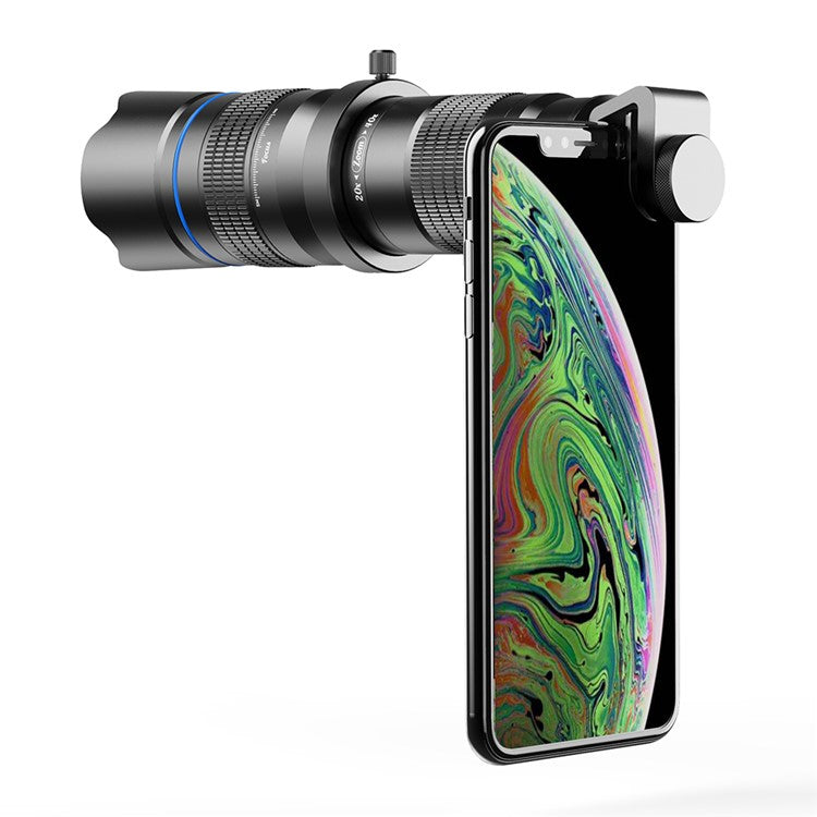 APEXEL HD Metal 20-40x Zoom Telescope Telephoto Lens Monocular Phone Camera Lens for iPhone Samsung Huawei