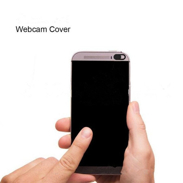 3Pcs/Set 0.03in Ultra-thin Plastic Webcam Camera Cover Shutter Protect Smartphones Laptop Desktop Privacy - Black