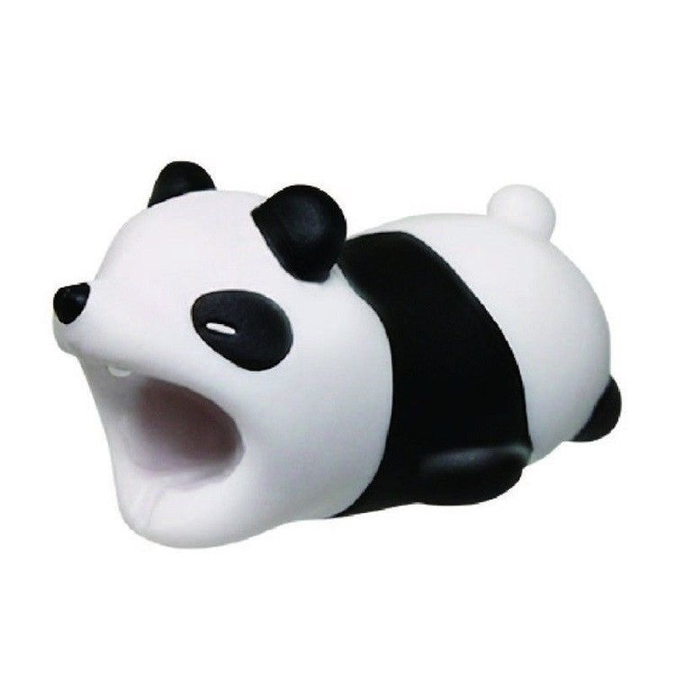 Cartoon Animal Pattern Charging Cable Protector PVC Saver Cable Protector Case - Panda