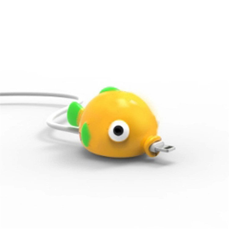 Lovely Cartoon Fish Pattern Charging Cable Protector PVC Saver - Style B