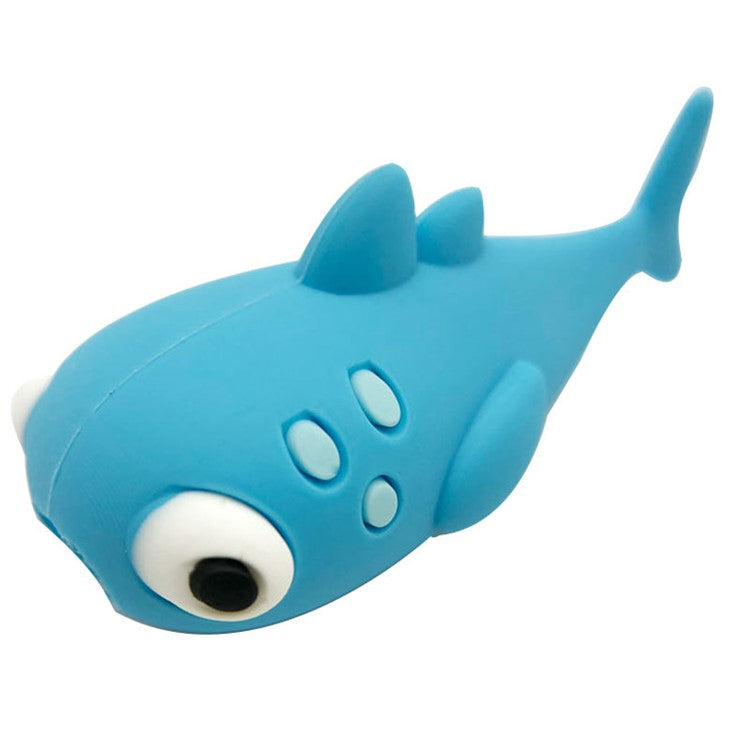 Cartoon Fish Pattern Data Sync Charger Cable Protector PVC Saver - Style I