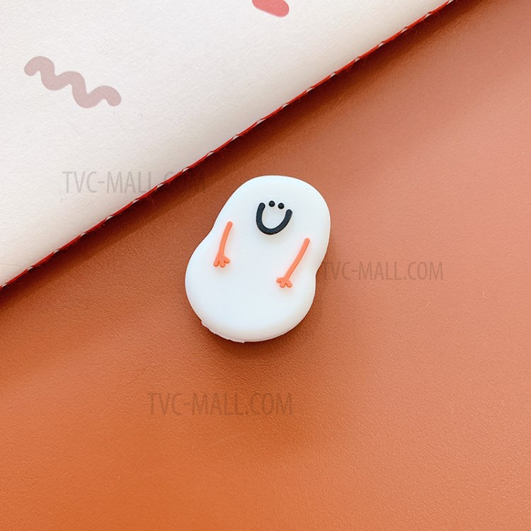 Cute Shaped Phone Charging Data Cable Protector Saver - Snowman