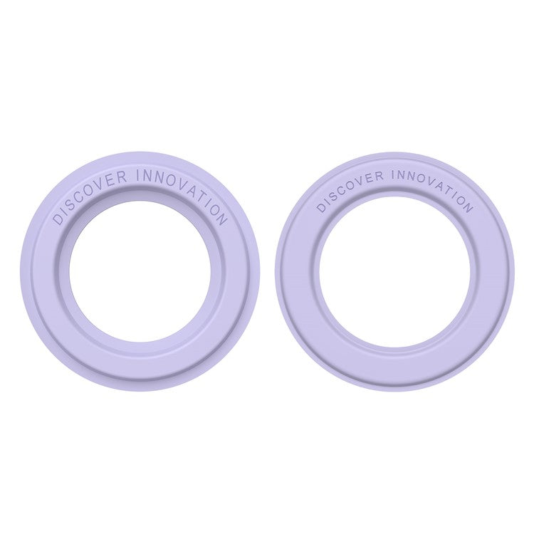 NILLKIN 1 Set Magnetic Ring Holder Self-adhesive SnapHold SnapLink Magnetic Mount Stand Phone Bracket - Purple