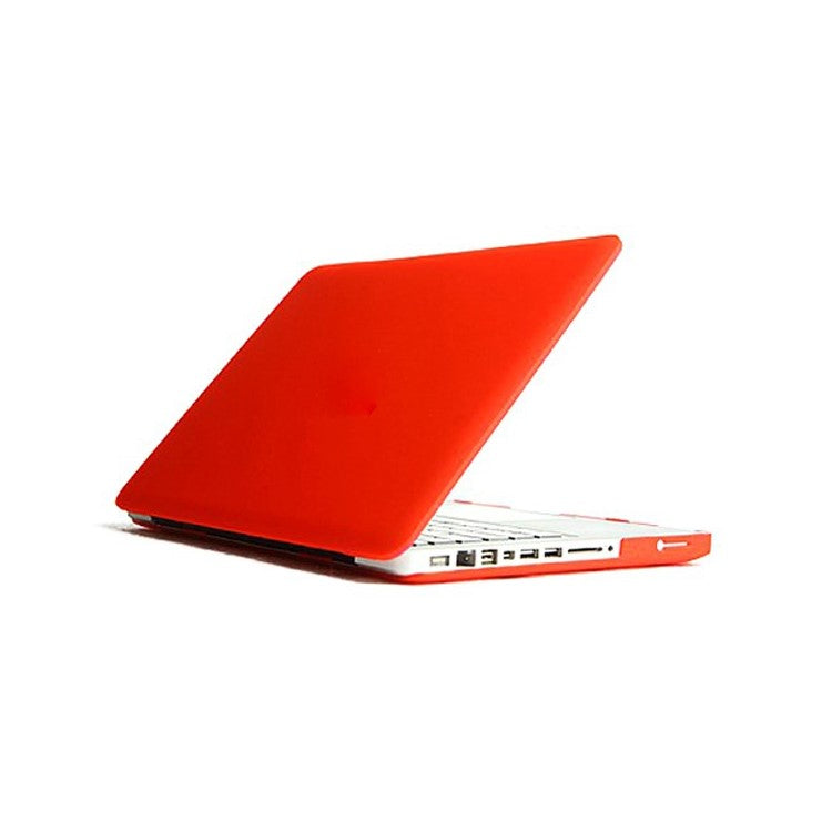 Red ENKAY HAT PRINCE Matte PC Protective Case + Keyboard Film + Anti-dust Plugs for MacBook Pro 13.3" A1278