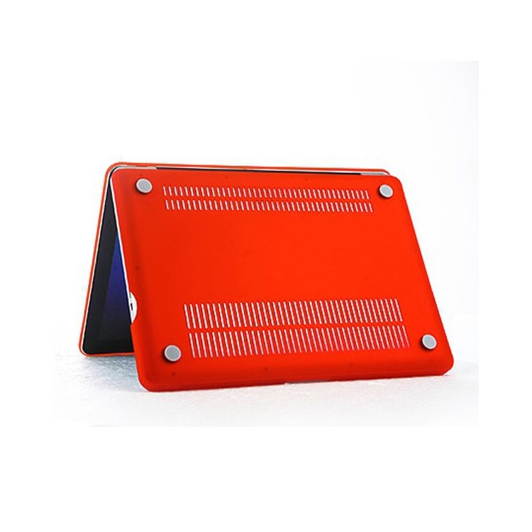 Red ENKAY HAT PRINCE Matte PC Protective Case + Keyboard Film + Anti-dust Plugs for MacBook Pro 13.3" A1278