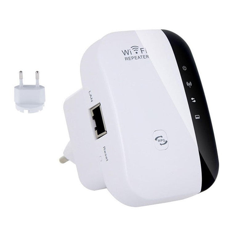 Wireless WiFi Repeater WiFi Range Extender Router Wi-Fi Signal Amplifier 2.4G 300Mbps WiFi Booster - EU Plug