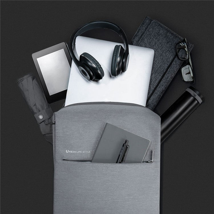 XIAOMI Minimalist Business OL Backpack Multifunctional Shoulders Backpack - Dark Grey