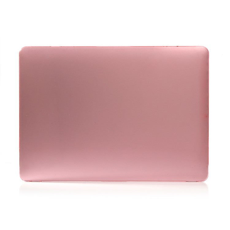 Shock Absorption Hard Shell for MacBook Pro 13 inch A1706 / A1708 / A1989 / A2159 / A2251 / A2289 / A2338, See-through Design Protective Cover - Pink