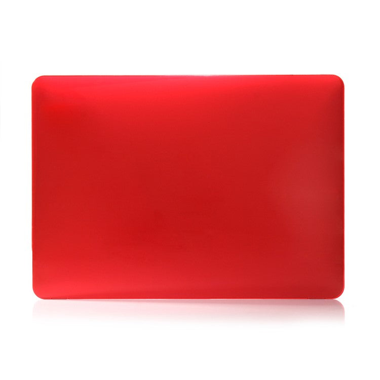 Shock Absorption Hard Shell for MacBook Pro 13 inch A1706 / A1708 / A1989 / A2159 / A2251 / A2289 / A2338, See-through Design Protective Cover - Red