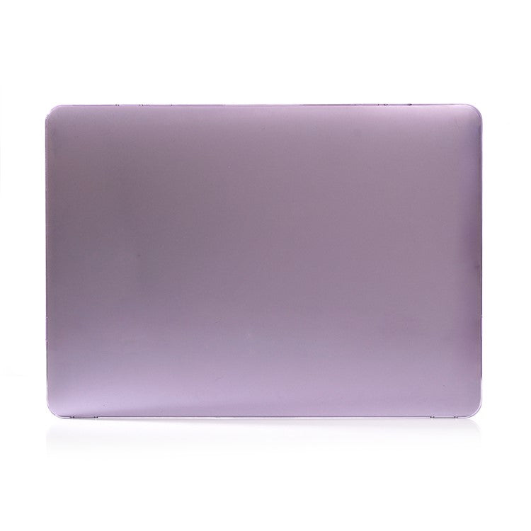 Shock Absorption Hard Shell for MacBook Pro 13 inch A1706 / A1708 / A1989 / A2159 / A2251 / A2289 / A2338, See-through Design Protective Cover - Purple