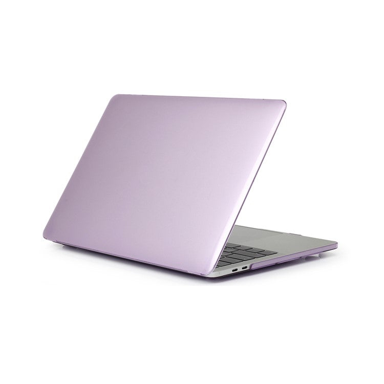 For MacBook Pro 16-inch (2019) A2141 ENKAY HAT PRINCE Crystal PC Protective Case + Ultra-slim TPU EU Version Keyboard Film + Anti-Dust Plugs 3-IN-1 Set - Purple