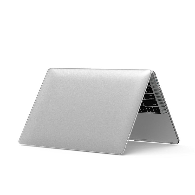 WiWU i SHLELD Soft Rubber Two Piece Installation Slim Frosted Cover Case for Macbook Pro 13.3-inch 2020 - Transparent